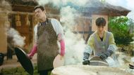 Beom-woo at Yeon-joo's place (Image Source: Netflix)